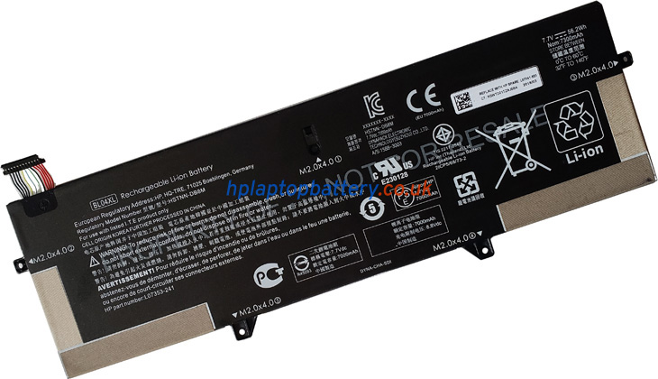 Battery for HP BL04056XL laptop