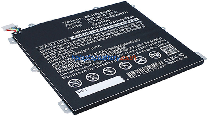 Battery for HP Slate 8 Pro laptop