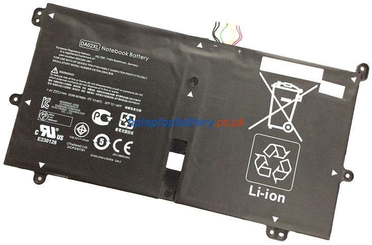 Battery for HP Envy X2 11-G080EL KEYBOARD DOCK laptop
