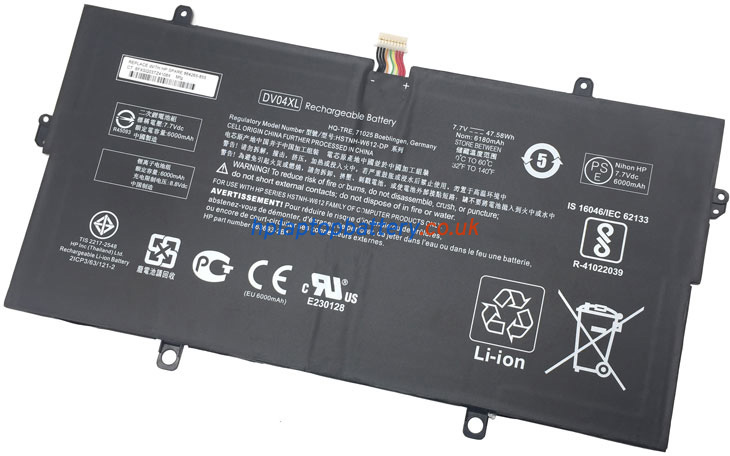 Battery for HP HSTNH-W612-DP laptop