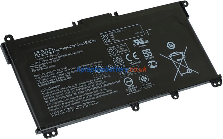 Battery for HP Pavilion 14-CK0007UR laptop