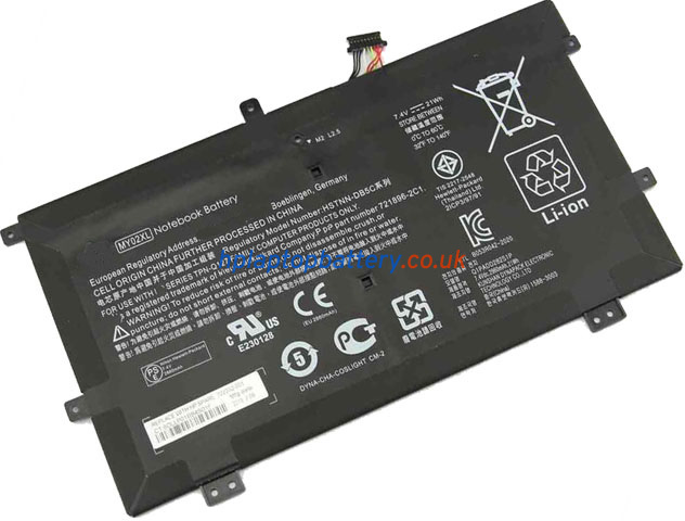 Battery for HP 721896-2C1 laptop