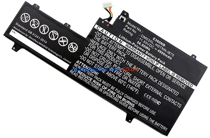 Battery for HP HSTNN-IB70 laptop