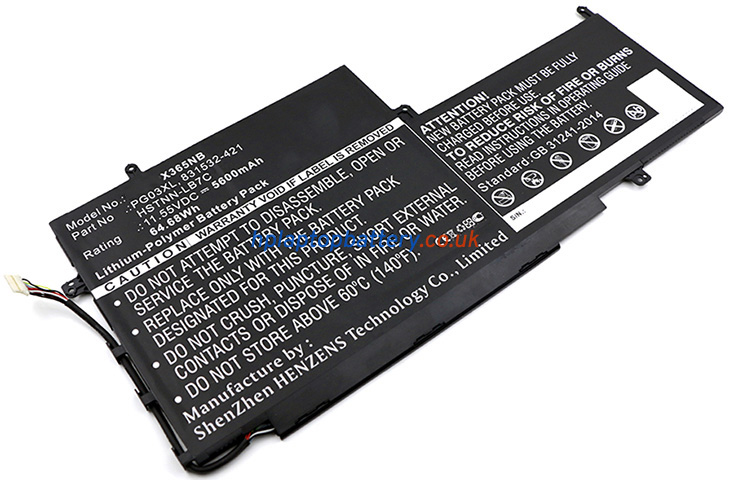 Battery for HP HSTNN-LB7C laptop