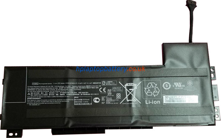 Battery for HP ZBook 15 G3 laptop