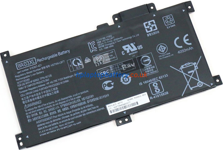 Battery for HP Pavilion X360 15-BR001CY laptop
