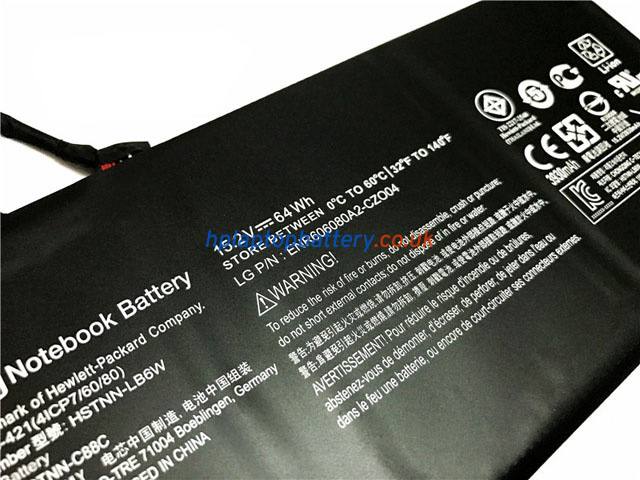 Battery for HP HSTNN-LB6W laptop