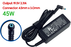 Replacement HP 19.5V 2.31A, 45W Ac Adapter