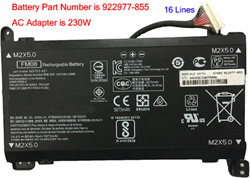 HP Omen 17-AN017NA battery