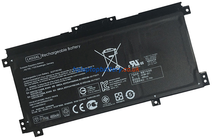 Battery for HP Envy 17-BW0013UR laptop